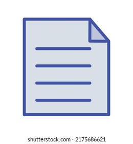 Document Vector icon which is suitable for commercial work and easily modify or edit it
