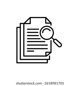 Document vector iconisolated on white background. File copy icon for web and application