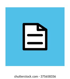 Document Vector Illustration