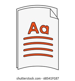 document vector illustration
