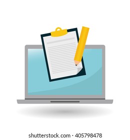 document vector illustration , vector icon