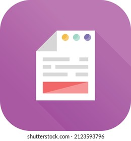 document Vector illustration on a transparent background.Premium quality symmbols.Vector line flat icon for concept and graphic design.
