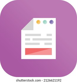 document Vector illustration on a transparent background.Premium quality symmbols.Vector line flat icon for concept and graphic design.

