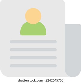 document  Vector illustration on a transparent background. Premium quality symmbols. Line Color vector icons for concept and graphic design.