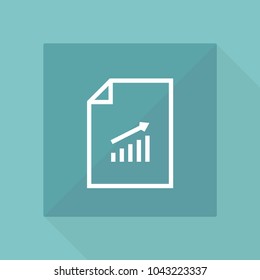 Document vector line icon
