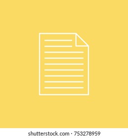 Document vector line icon. eps-10