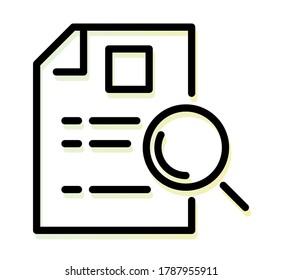 Document Verification - Icon as EPS 10 File