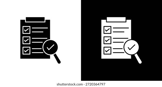 Document verification icons for graphic and web design projects