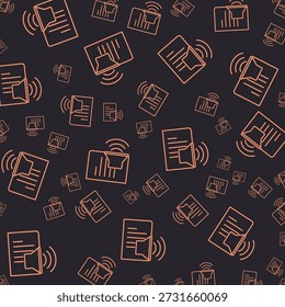 Volumen del documento atractivo elemento de diseño de moda Ilustración vectorial colorido background.eps