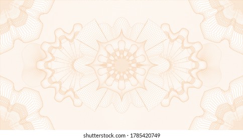 Document watermark. Background. Intense illustration. Detailed design. 