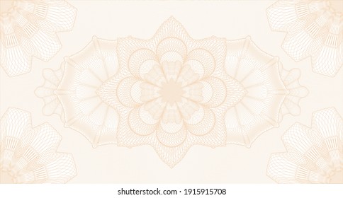 Document watermark. wavy subtle curves. Illustration. Complex design. 