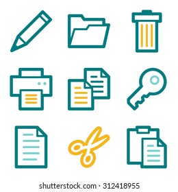 Document web icons