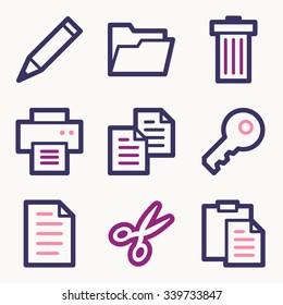 Document web icons