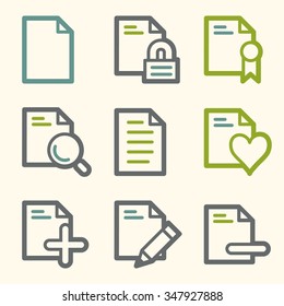 Document web icons