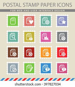 document web icons for user interface design