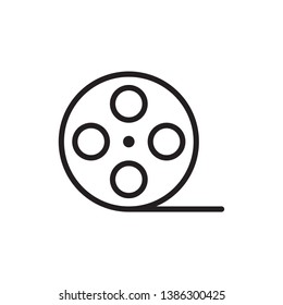 documentary icon vector line style