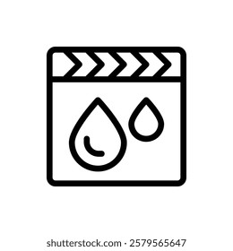Documentary Outline Icon. Documentary Icon