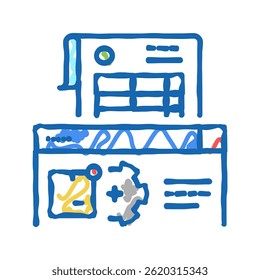 documentation delivery service doodle icon sketch vector. documentation delivery service sign. isolated symbol illustration