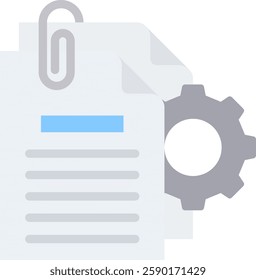Documentation Icon Element For Design