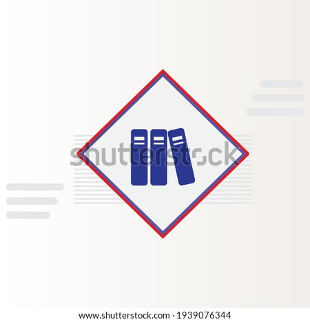 Documentation icon isolated white background