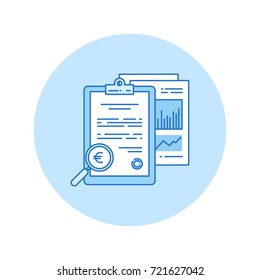 Documentation icon in lineart style