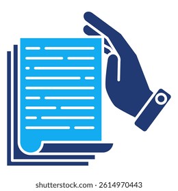 Documentation icon represented by Documentation symbol Dualtone style.