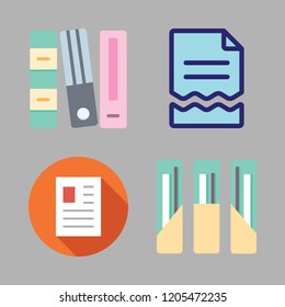 documentation icon set. vector set about file icons set.