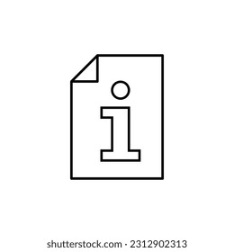 Documentation icon vector Manual illustration sign. Specifications symbol or logo.