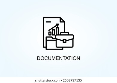 Documentation Vector Or Logo Sign Symbol Illustration