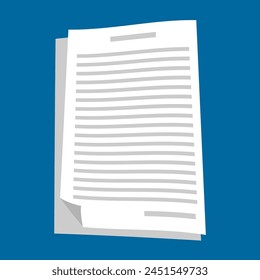 documents A4 format. Vector illustration