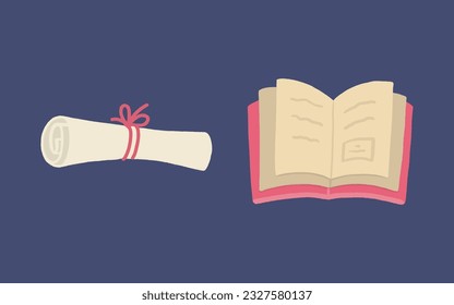 Documents and Book Cute Pastel