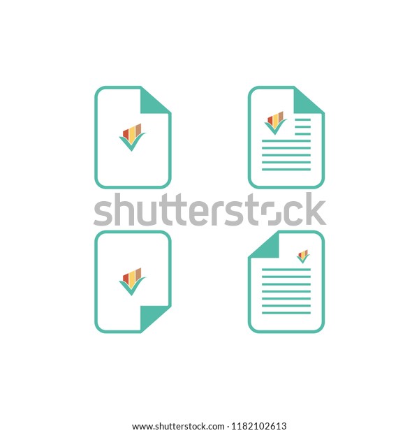 Documents Business Work Icon Vector Illustration Stock Vector (Royalty ...