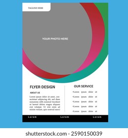 Documents and company flyer design or tempate