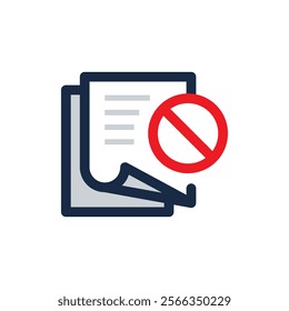 Documents do not match, file format type is not supported, file is not read. Graphic elements for user interface pages, infographics, icons,etc