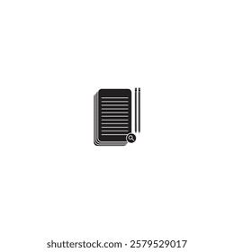 documents or files icon and text lines