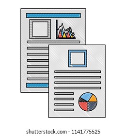 documents files with statistics graphics