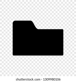 Documents folder icon on transparent grid