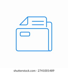 documents folder icon sign vector