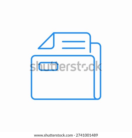 documents folder icon sign vector