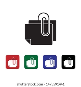 Documents hairpin, file vector icon. Premium quality graphic design icon. One of the collection icons for websites, web design, mobile app