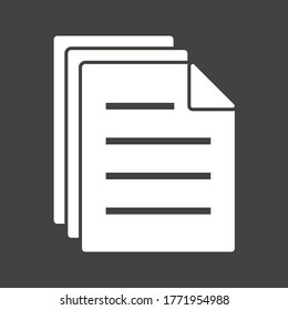 documents icon Clipboard Vector Illustration icon for all purpose. Isolated