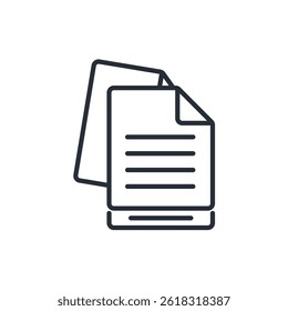 documents icon collection .design style with background