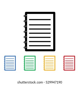 Documents icon. Documents icons universal set for web and mobile