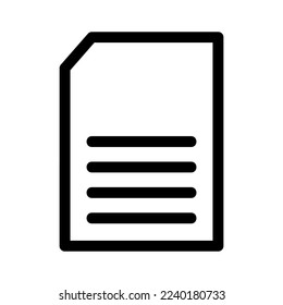 documents icon or logo isolated sign symbol vector illustration - high quality black style vector icons
