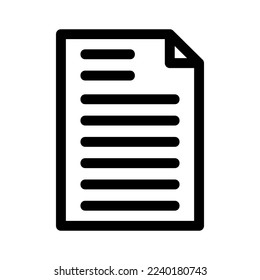 documents icon or logo isolated sign symbol vector illustration - high quality black style vector icons
