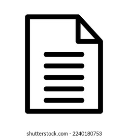 documents icon or logo isolated sign symbol vector illustration - high quality black style vector icons
