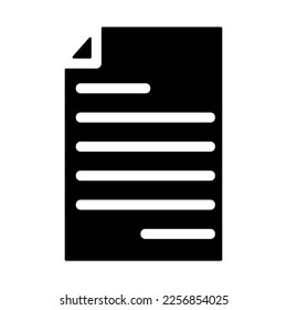 documents icon or logo isolated sign symbol vector illustration - high quality black style vector icons