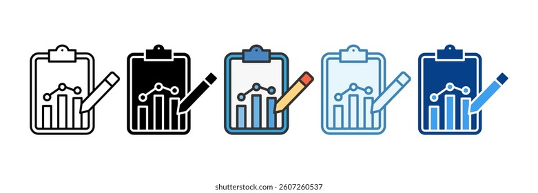 Documents Icon Set Multiple Style Collection