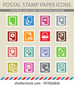 Documents icon set for web sites and user interface
