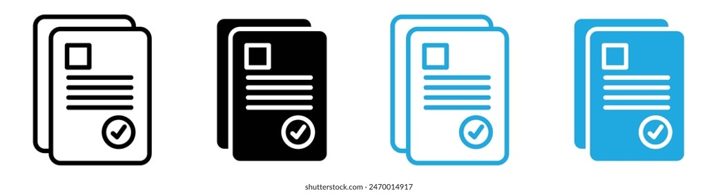 Icono de Documentos que muestra el papeleo y las carpetas organizadas, ideal para diseños administrativos, de oficina y empresariales
